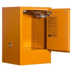 Pratt Class 4 Dangerous Goods Storage Cabinet 30L 1 Door, 1 Shelf