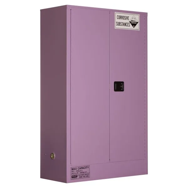 Pratt Corrosive Safety Cabinet 250L 2 Door, 3 Shelf