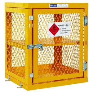 Pratt Aerosol Storage Cage. 2 Storage Level Up To 84 Cans. (Comes Flat Packed – Assembly Required)