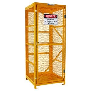 Pratt Forklift Storage Cage. 2 Storage Levels Up To 8 Forklift Cylinders