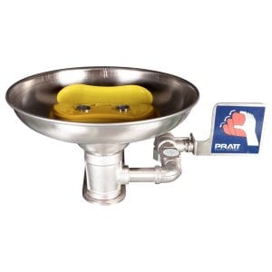 WALL MOUNTED EYE & FACE WASH, WITH BOWL – NO FOOT TREADLE