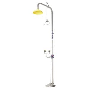 COMBINATION SHOWER WITH EYE WASH – NO BOWL WITH FOOT TREADLE