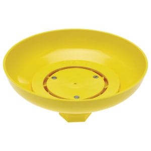 Plastic Shower Head With Impeller. Yellow