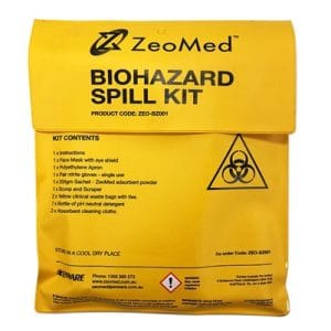 BIOHAZARD SPILL KIT POUCH (Zeomed)