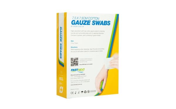 D9, Gauze Swabs, 7.5 x 7.5cm, 5’s, 3pk - Image 2