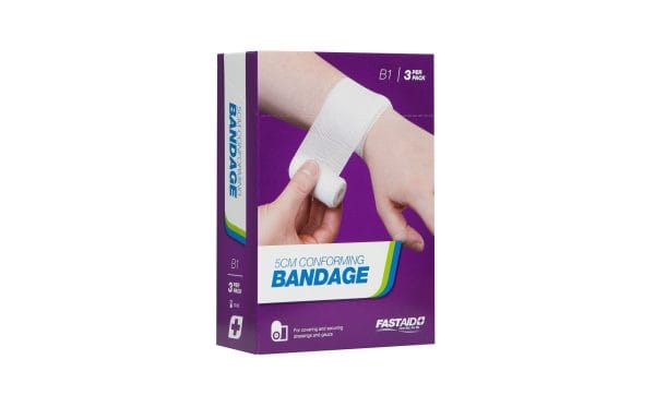 B1, Conforming Bandage, 5cm, 3pk