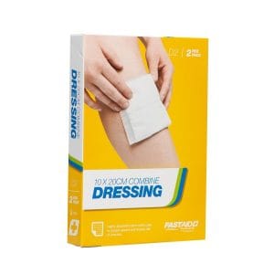 D2, Combine Dressing, 10 x 20cm, 2pk