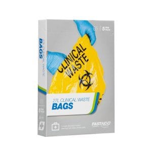 E5, Clinical Waste Bags, 27L, 5pk