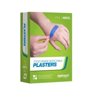 P3, Food Grade Plasters, Metal and Visual Detectable, 50pk