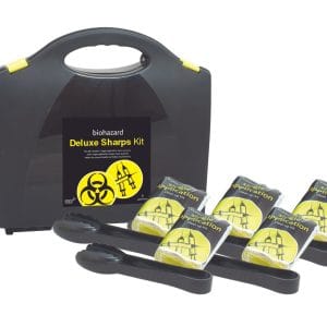 Deluxe Sharps Kit, Plastic Portable