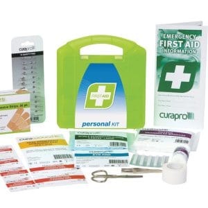 Personal First Aid Kit, Plastic Portable