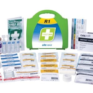 R1 Ute Max First Aid Kit, Plastic Portable