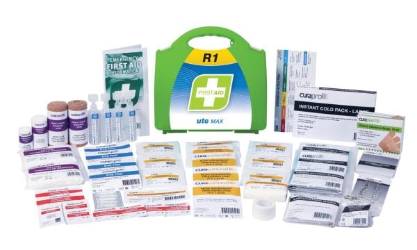 R1 Ute Max First Aid Kit, Plastic Portable