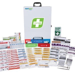 R3 Constructa Max Pro First Aid Kit, Metal Wall Mount