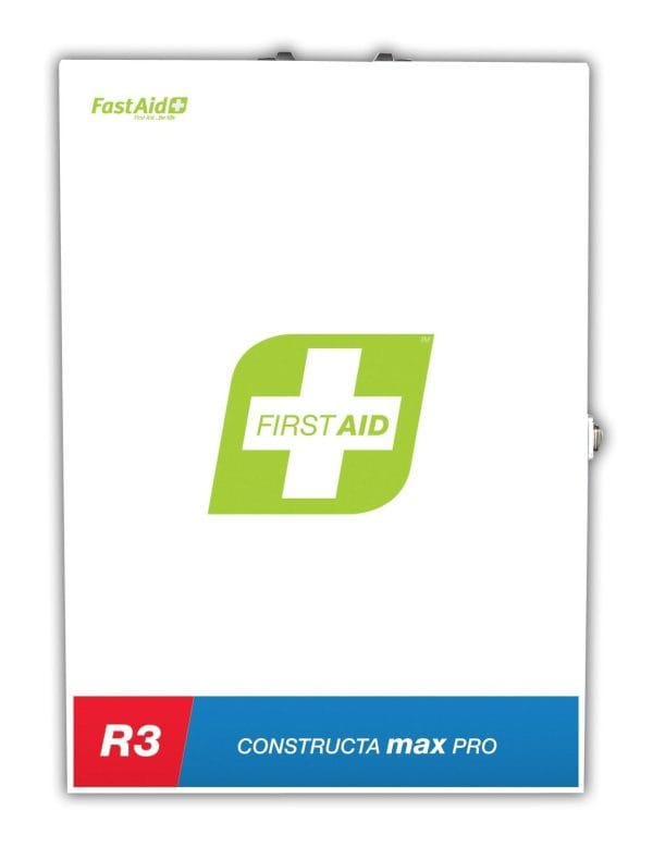 R3 Constructa Max Pro First Aid Kit, Metal Wall Mount - Image 2