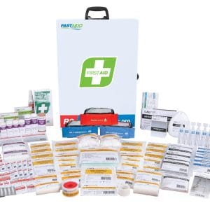 R3 Industra Max Pro First Aid Kit, Metal Wall Mount