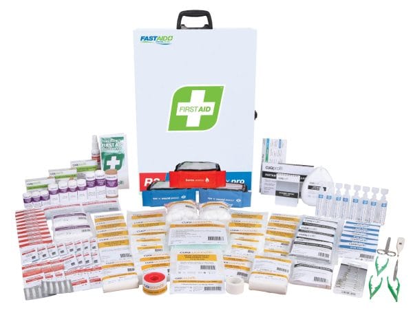 R3 Industra Max Pro First Aid Kit, Metal Wall Mount
