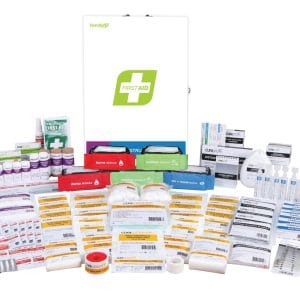 R4 Constructa Medic First Aid Kit, Metal Wall Mount
