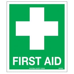 First Aid Kit Sticker, 120 x 14cm, 4pk