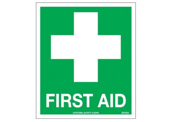 First Aid Kit Sticker, 120 x 14cm, 4pk