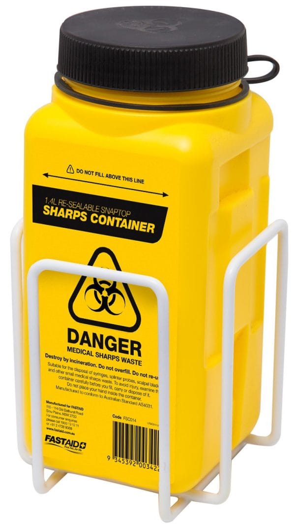 Sharps Bracket, for 1.4L & 1.8L Sharps Containers - Image 2