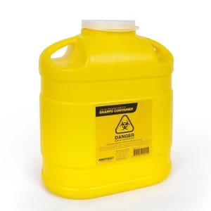 Plastic Sharps Container, 5L