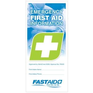 Emergency First Aid Information Booklet, 50pk