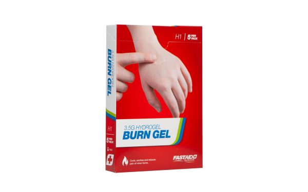 H1, Hydrogel Burn Gel, 3.5g Sachet, 5pk