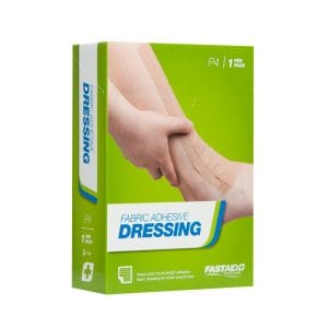 P4, Adhesive Dressing Strip, Fabric, 7.5cm x 1m, 1pk