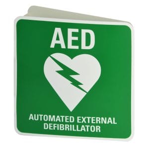 AED Wall Sign