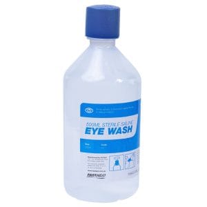 Eye Wash Solution, 500ml Bottle, 10pk