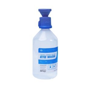 Eye Wash Solution, 500ml Bottle With Eye Shower, 10pk