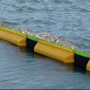 Class 1 Silt Curtain 20mL, 1m 260GSM NW-GEO Skirt, 10cm x 5cm Float, 400gsm, PVC, 0.6cm Chain