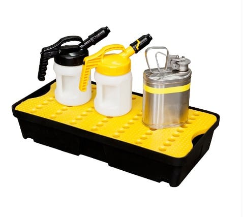 Spill Tray with Removable Grate – 30 Ltr