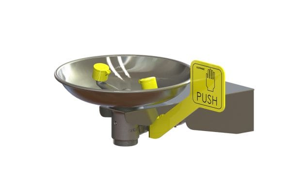 Emergency Eyewash Wall Mounted Hand Operated