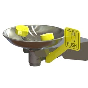 Emergency Eye/Face Wash Hand Operated – Wall Mounted