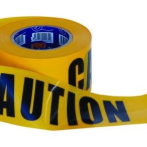 Yellow Caution Barrier Tape 100m x 75mm