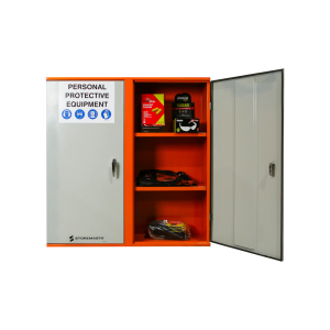 PPE Storage Cabinet – Double Door – 3 Shelves
